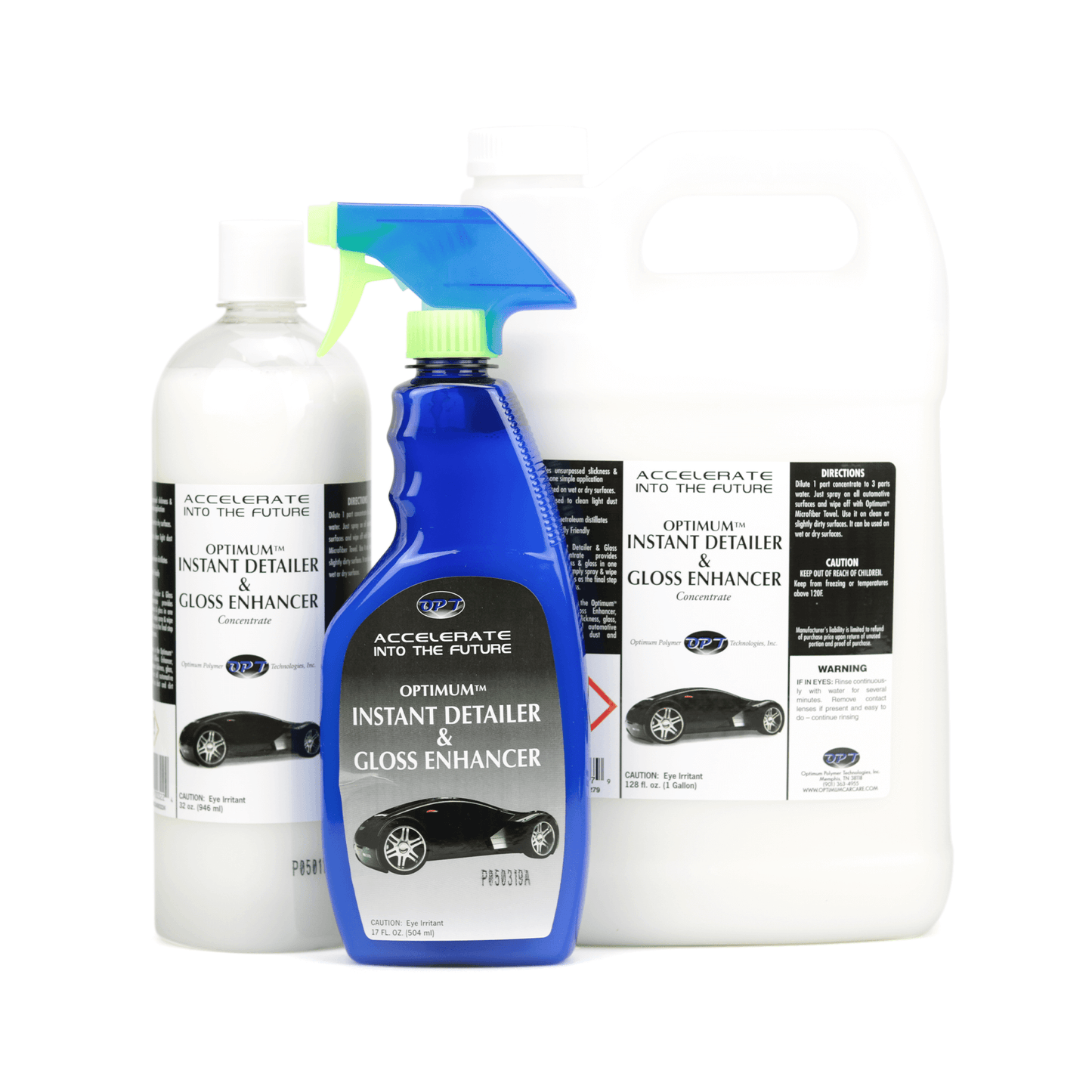 OPTIMUM POLYMER TECHNOLOGIES Optimum Instant Detailer and Gloss Enhancer all sizes