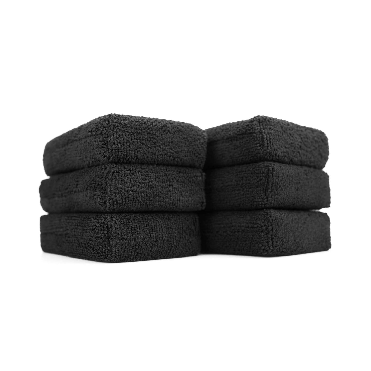 Microfiber Terry Detailing Sponge Applicator black