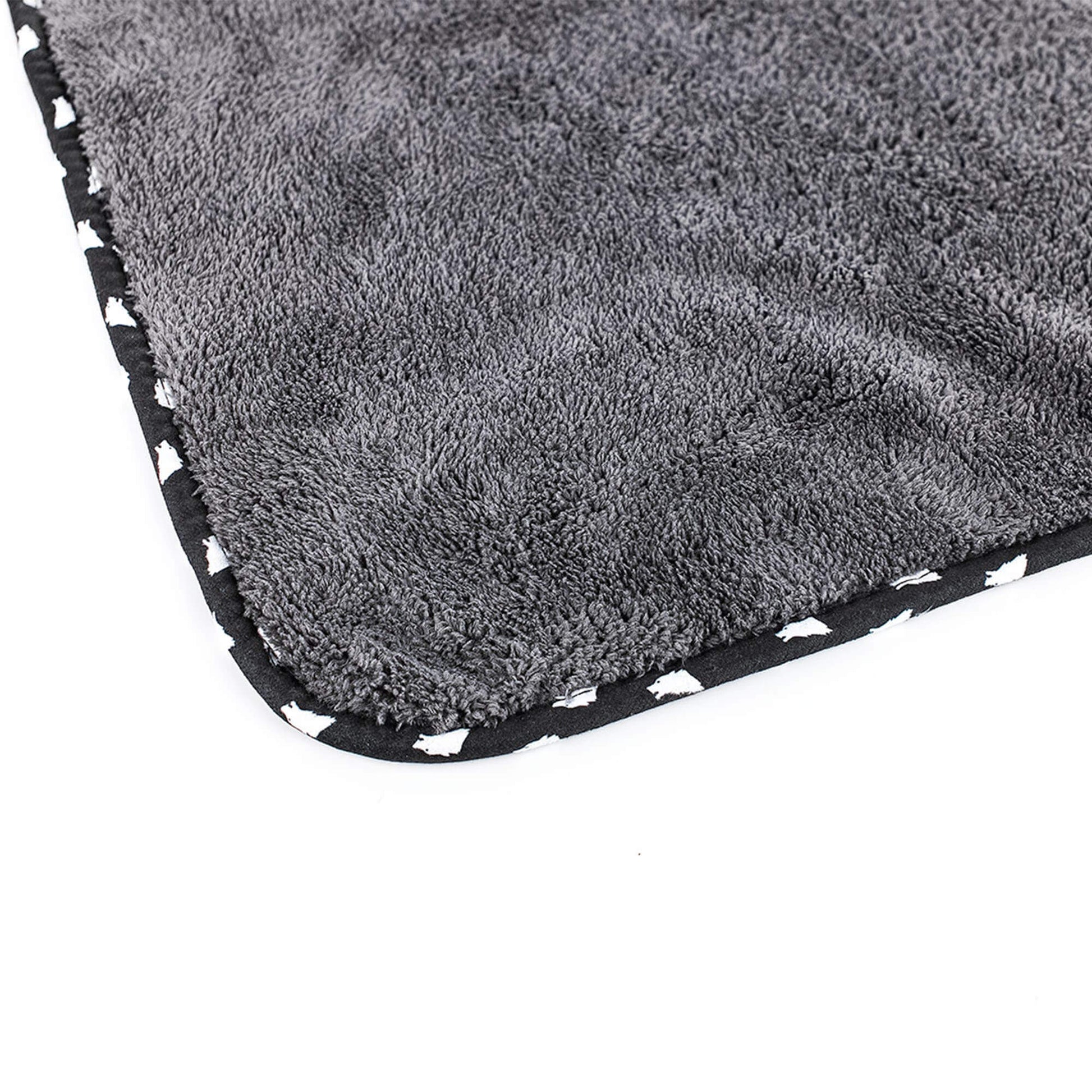 Dark grey multi purpose microfiber towel